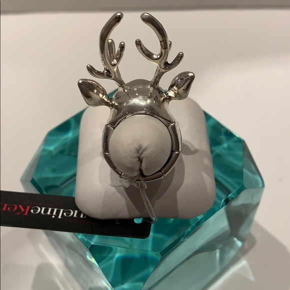 NWT Reindeer Adjustable Ring (Swarovski Stones) - Picture 6 of 6